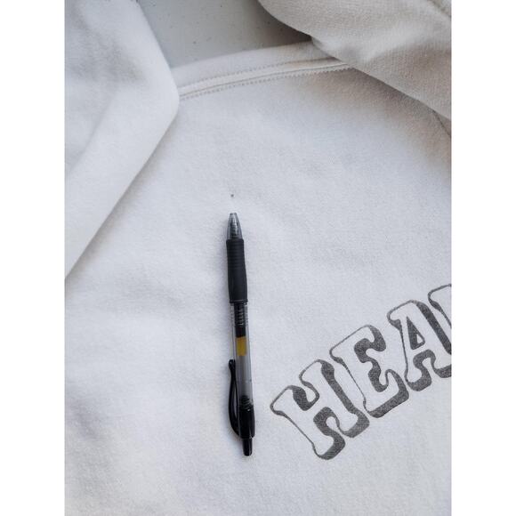 Hollister Hoodie Sweatshirt Mens Large White Heaven Sent Los Angeles Full Zip - Picture 14 of 16